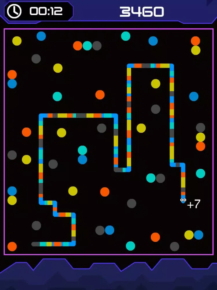 Neon Snake - Grow And Glow! iPad 应用截图