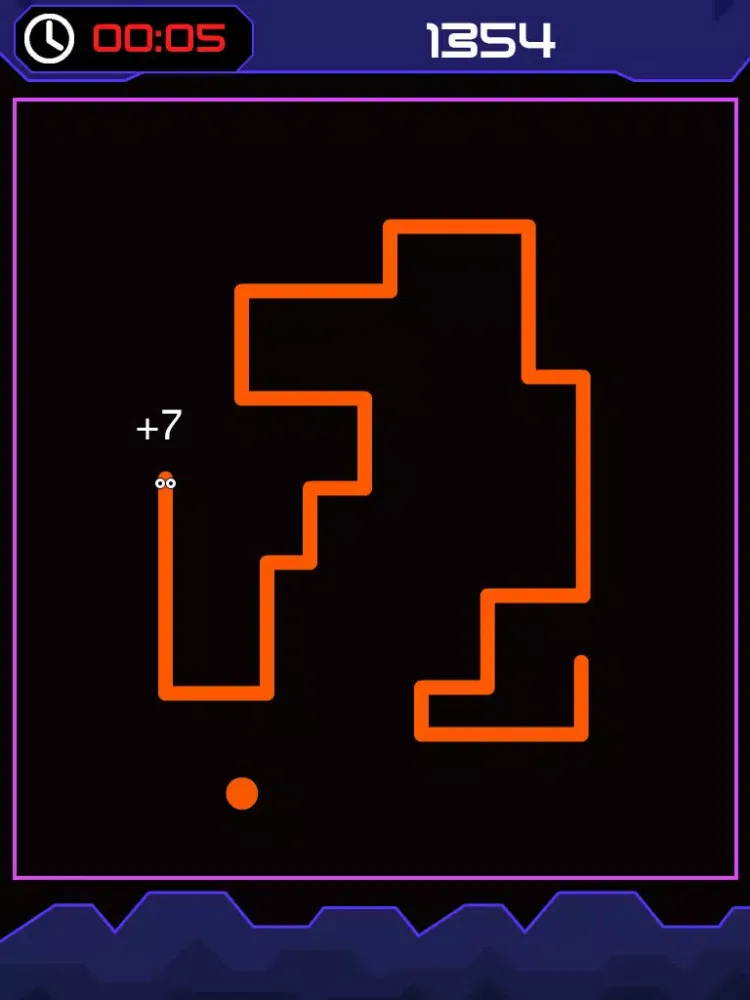 Neon Snake - Grow And Glow! iPad 应用截图