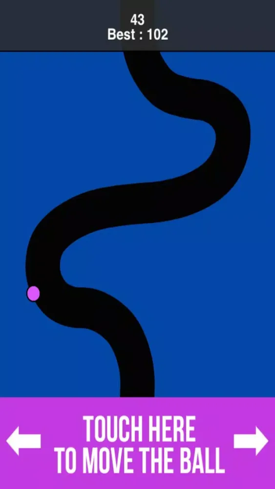 Circle On Line - Keep the Ball on Impossible Track スクリーンショット