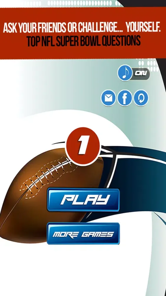 Capturas de tela do A Supreme Football Ultimate Quiz: Superbowl Fans Trivia Edition