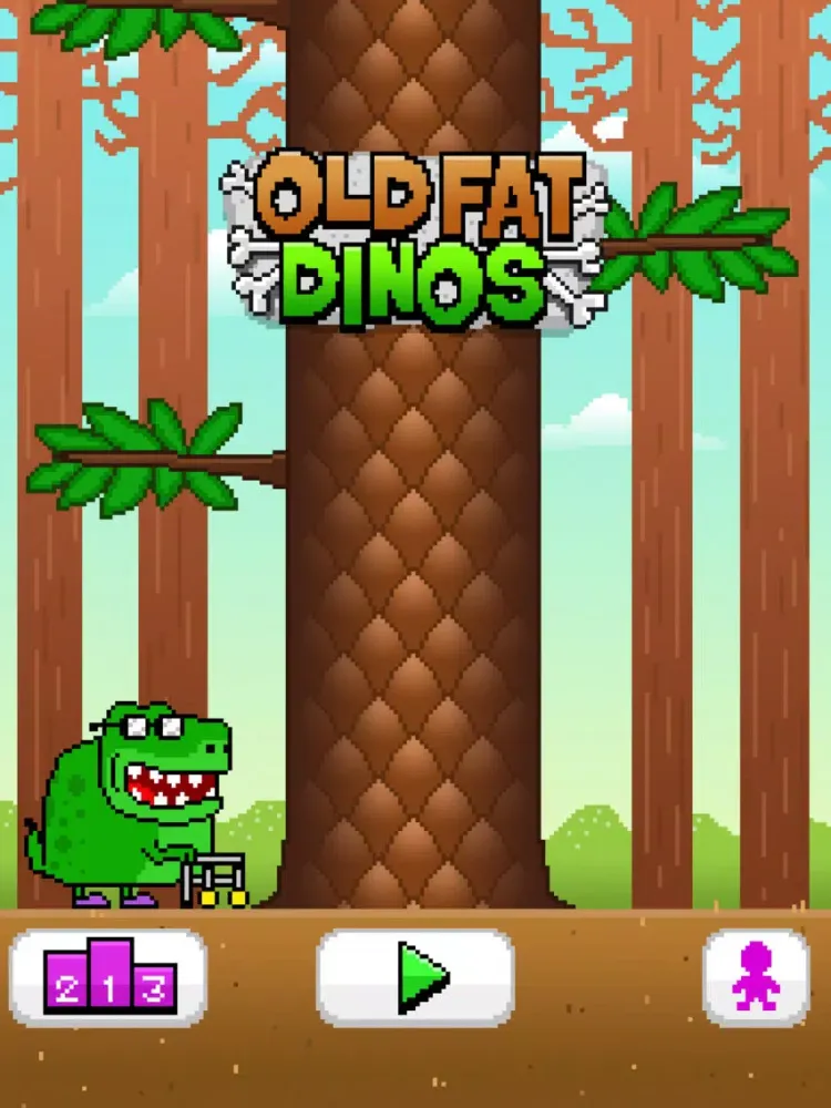 Old Fat Dinos - Bite and Cut That Lumber Down Fast iPad  سکرین شاٹس
