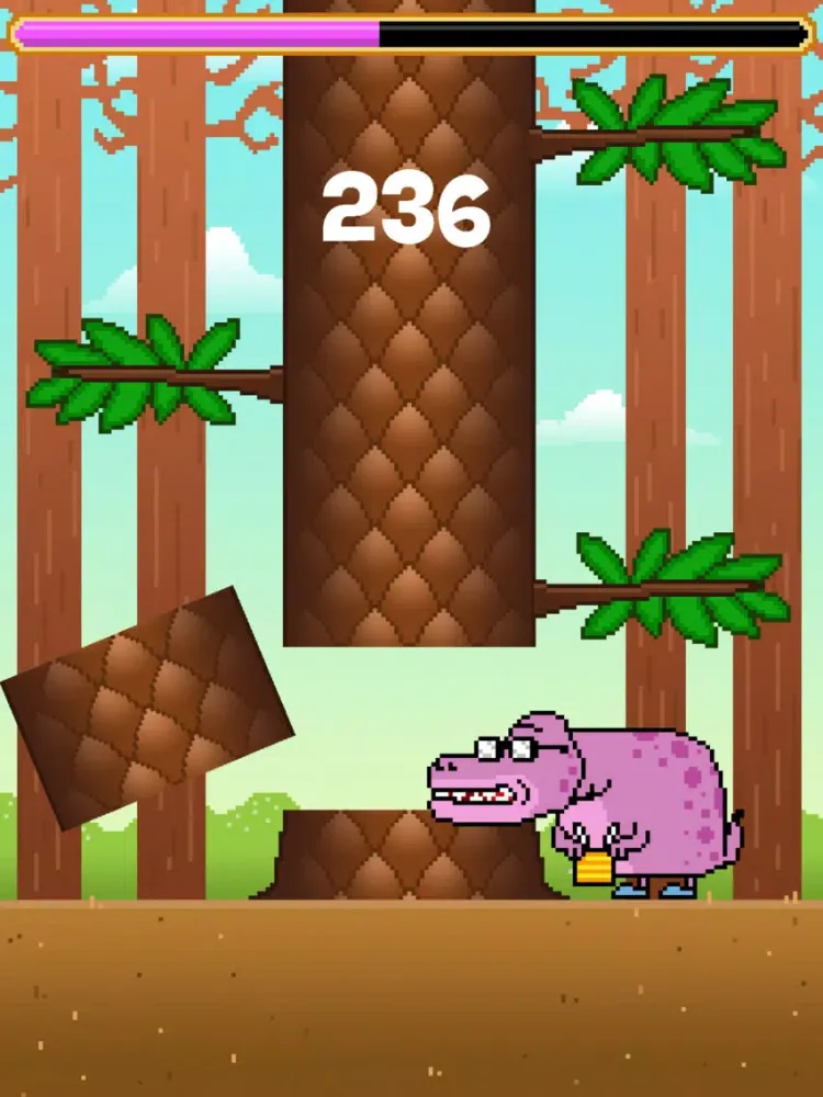 Old Fat Dinos - Bite and Cut That Lumber Down Fast iPad  سکرین شاٹس