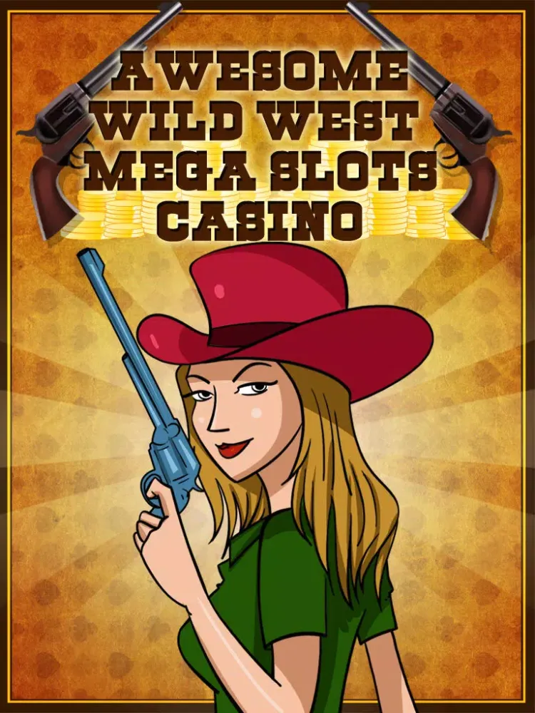 Ảnh chụp màn hình của Awesome Wild West Mega Slots Casino - PLUS Mini Games - Poker, Blackjack, Bingo, Roulette iPad 