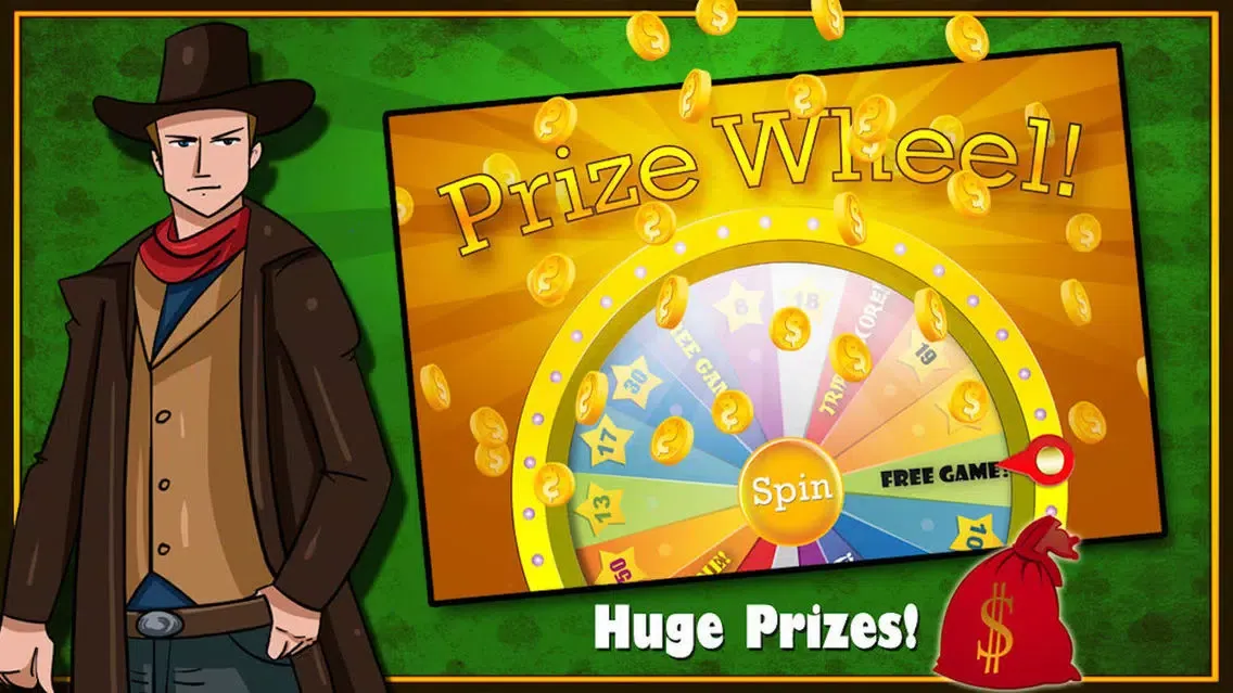 Ảnh chụp màn hình của Awesome Wild West Mega Slots Casino - PLUS Mini Games - Poker, Blackjack, Bingo, Roulette