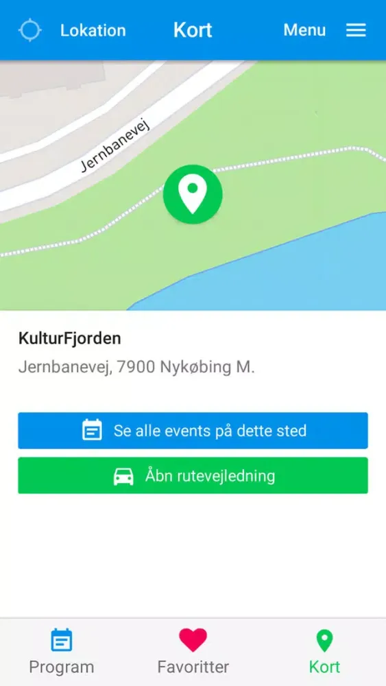 Screenshot di Kulturmødet Mors