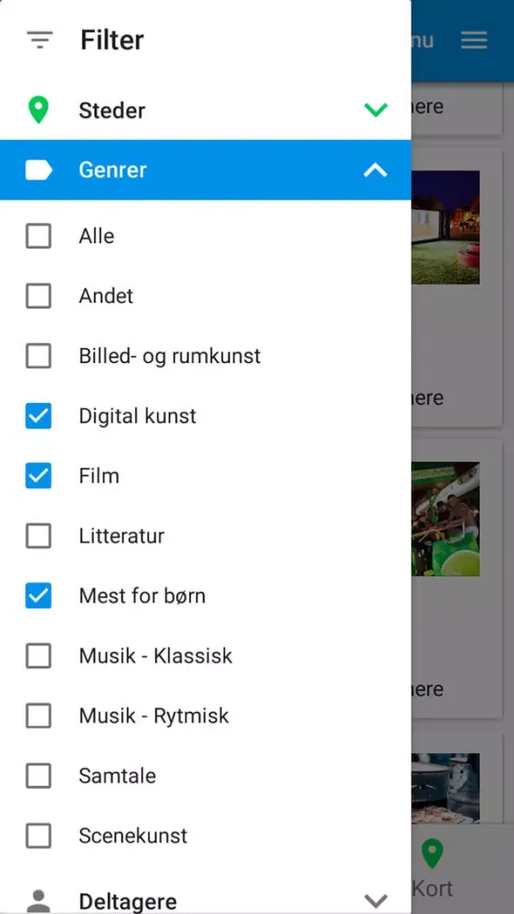 Screenshot di Kulturmødet Mors
