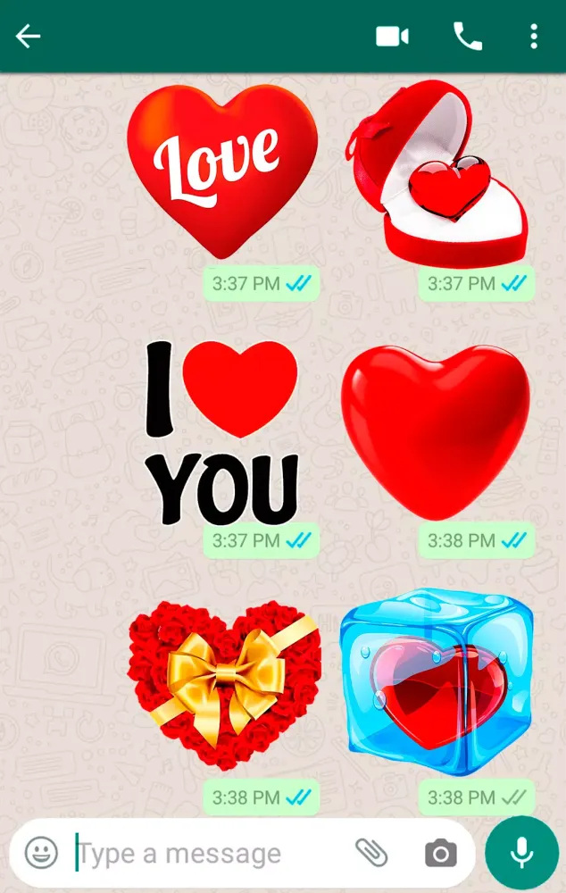Love Stickers Screenshots