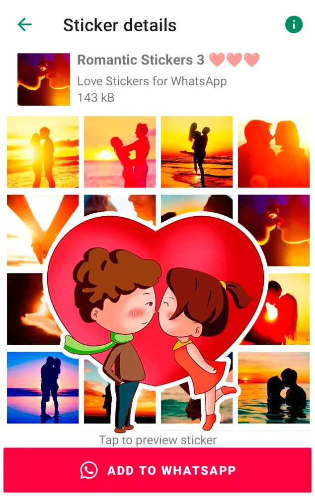 Love Stickers Screenshots