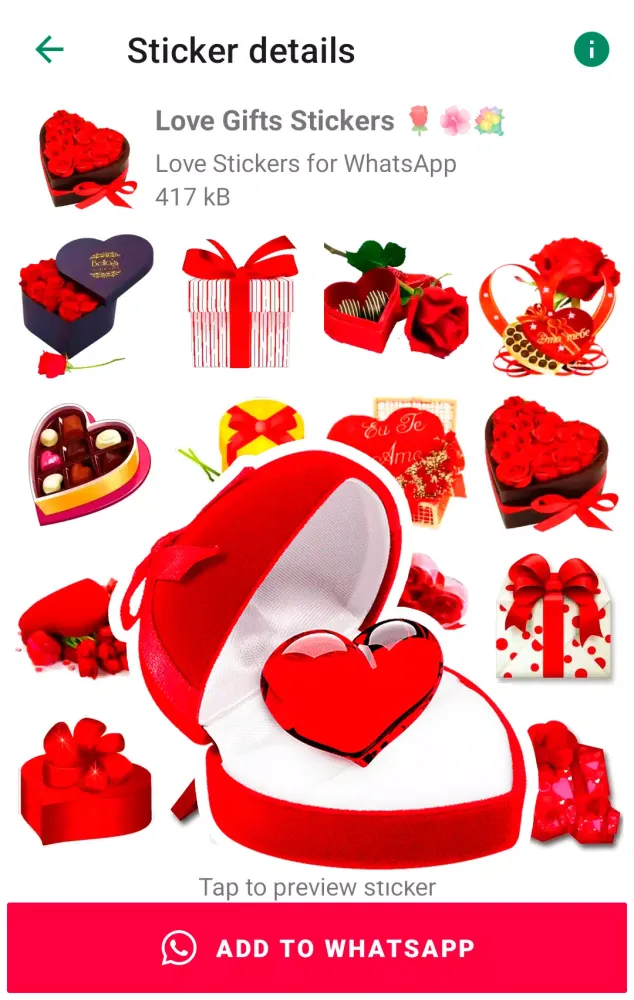 Love Stickers Screenshots