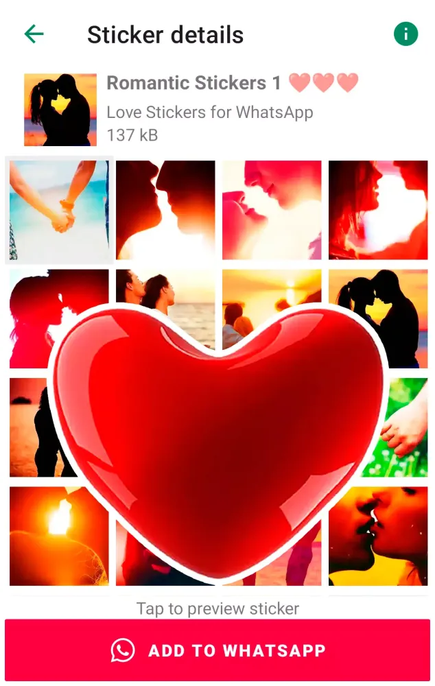 Love Stickers Screenshots