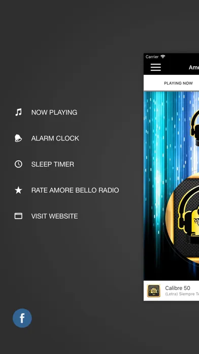 Amore Bello Radio Screenshots