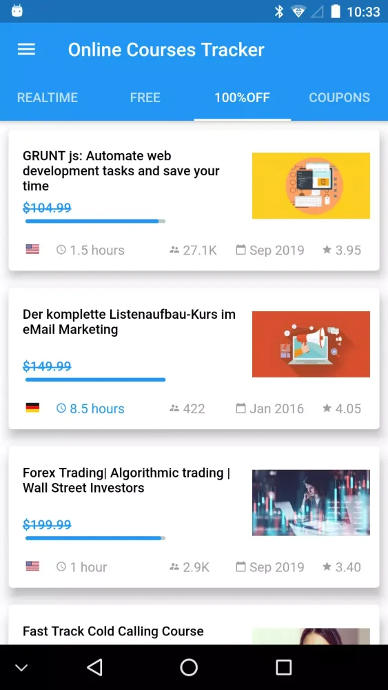 Online Courses Tracker স্ক্রিনশট