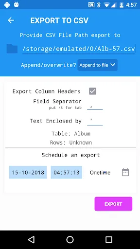 SQLite Editor Master Pro Screenshots