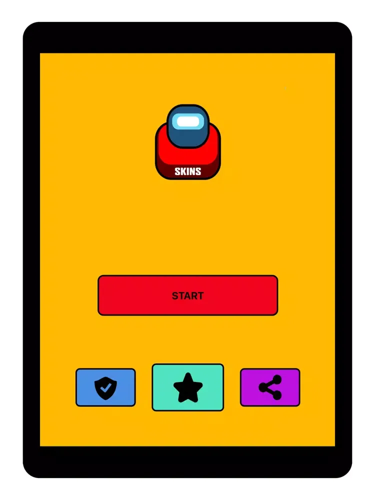 Skins For Among Us iPad  Screenshots