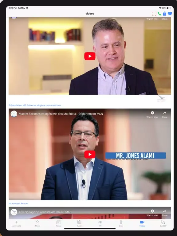 Tangkapan layar UM6P iPad 
