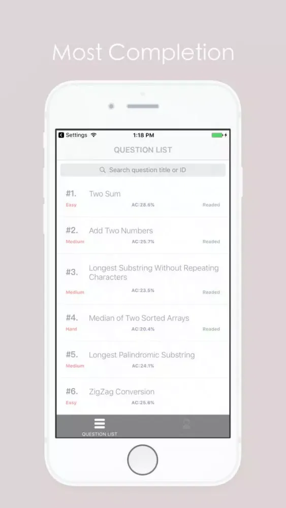 Tangkapan layar Hello Leetcode