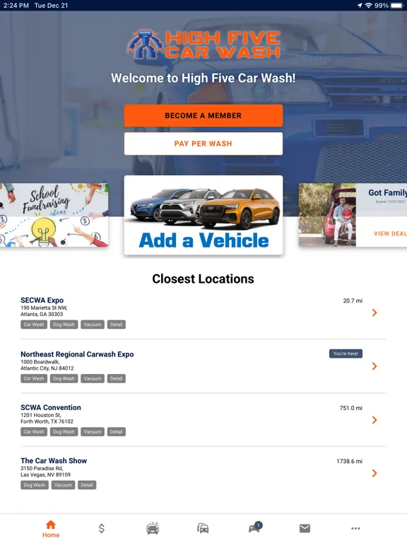 High Five Car Wash iPad  Screenshots