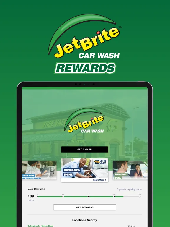Jet Brite Car Wash iPad  스크린샷