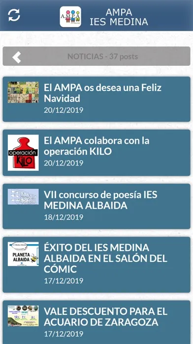 AMPA IES MEDINA ALBAIDA スクリーンショット