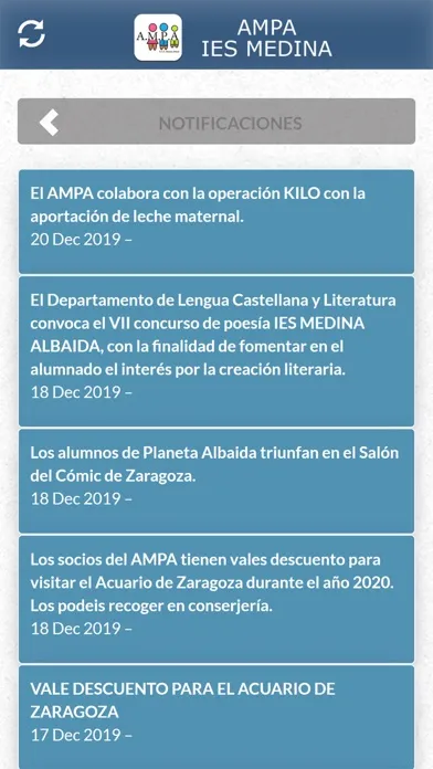 AMPA IES MEDINA ALBAIDA スクリーンショット