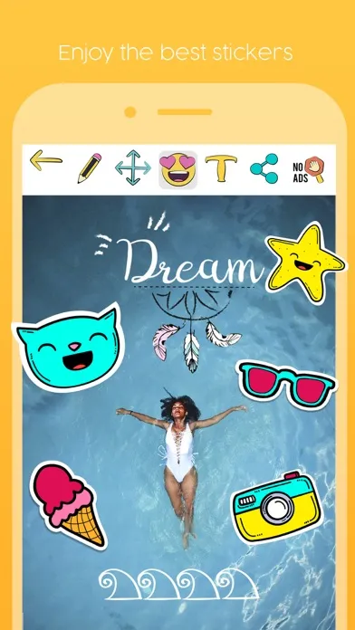 ภาพหน้าจอของ Draw on photos – Add Emojis