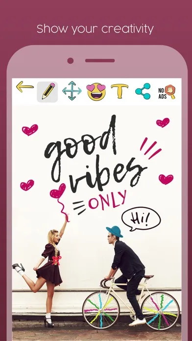 ภาพหน้าจอของ Draw on photos – Add Emojis