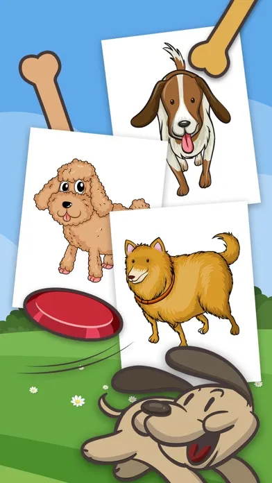 Zrzuty ekranu Dogs Coloring Book Game