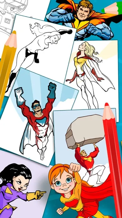 صور Superheroes Paint and game