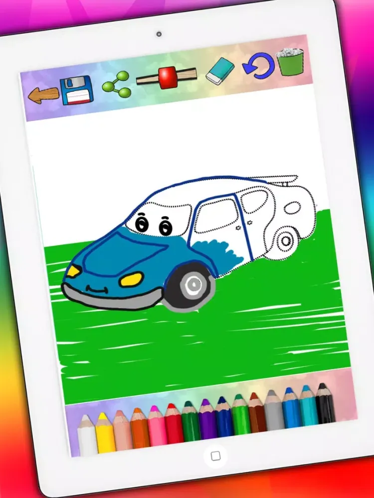 ภาพหน้าจอของ Connect dots & paint drawings coloring book - Pro iPad 