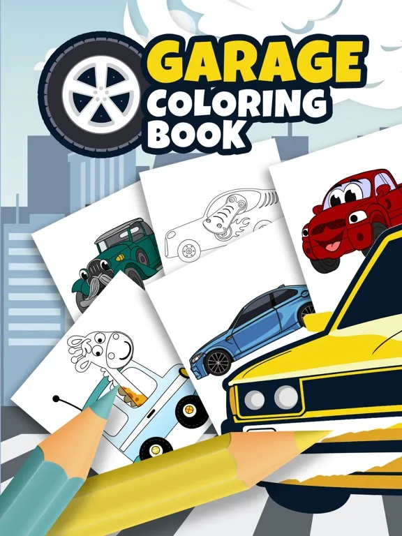 Ảnh chụp màn hình của Cars Coloring Pages Games iPad 