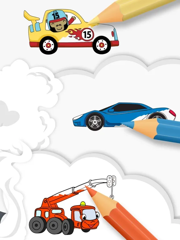 Ảnh chụp màn hình của Cars Coloring Pages Games iPad 