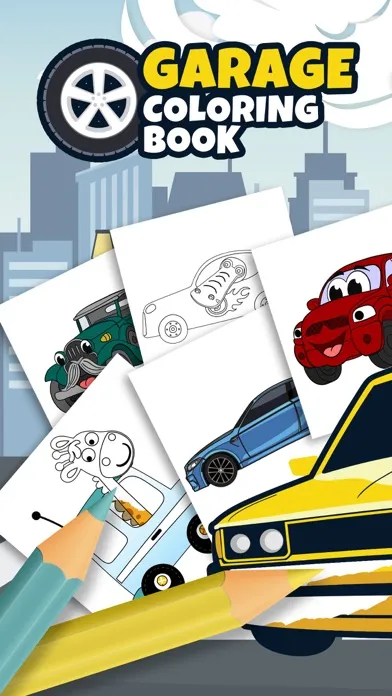 Ảnh chụp màn hình của Cars Coloring Pages Games