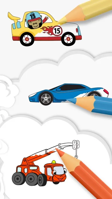 Ảnh chụp màn hình của Cars Coloring Pages Games