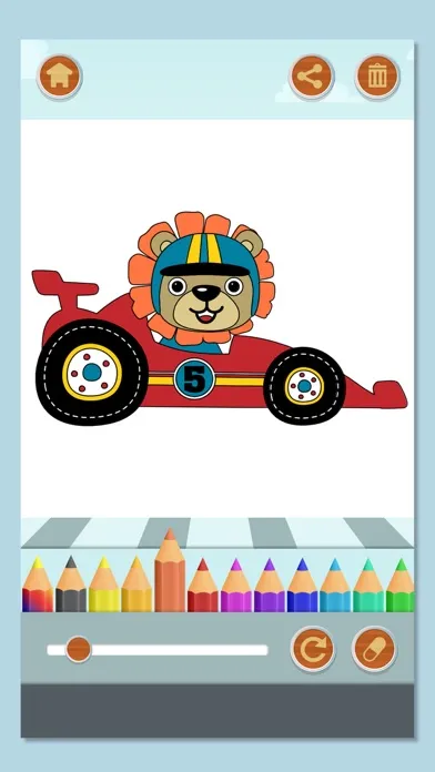 Ảnh chụp màn hình của Cars Coloring Pages Games