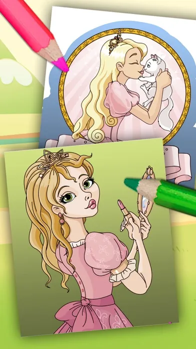 ภาพหน้าจอของ Magic Princess - Coloring Book