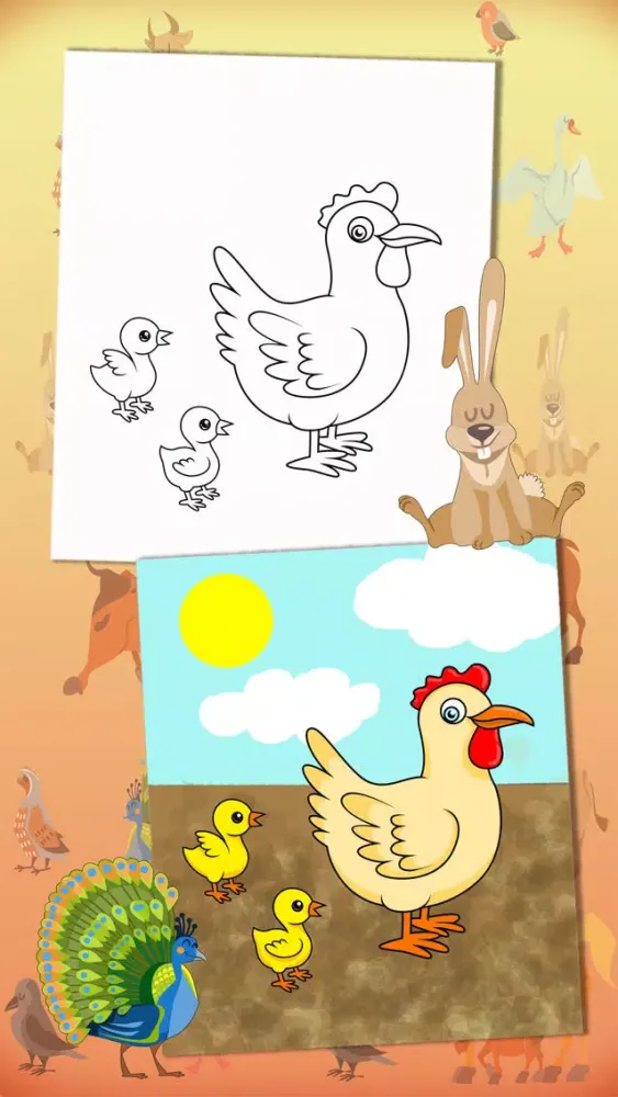 Color Farm Animals Coloring book - Premium Screenshots