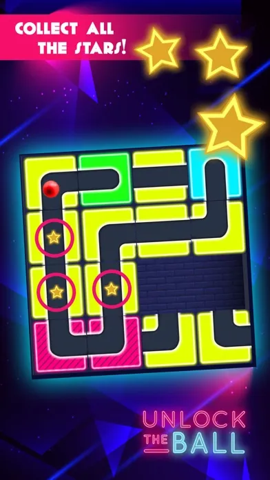 تصاویر Classic Neon Slide Puzzle Game