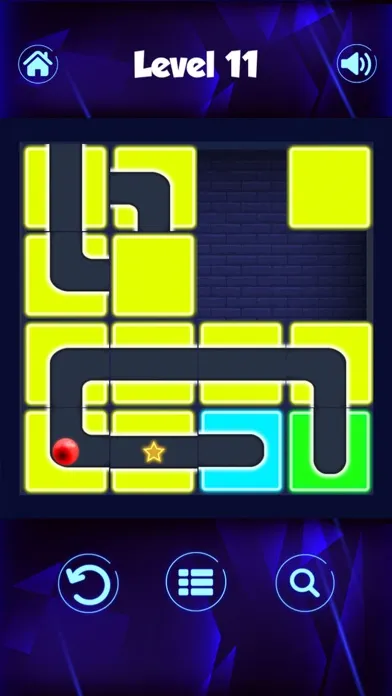 تصاویر Classic Neon Slide Puzzle Game