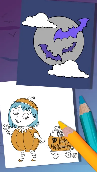 Halloween coloring pages – Paint monsters & zombie स्क्रीनशॉट