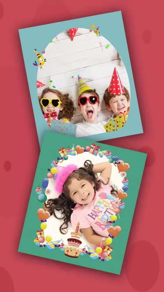 صور Birthday party photo frames for kids – Pro