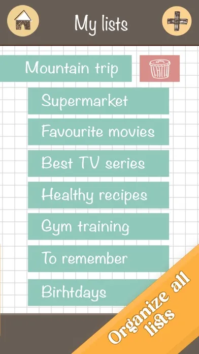 Capturas de tela do Grocery List - Shopping Simple