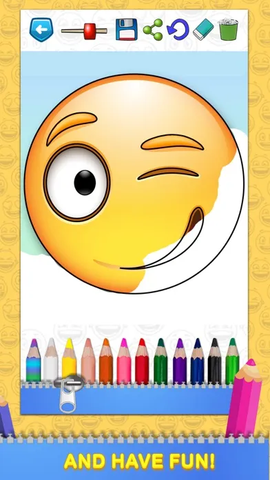 صور Emoticon Coloring book