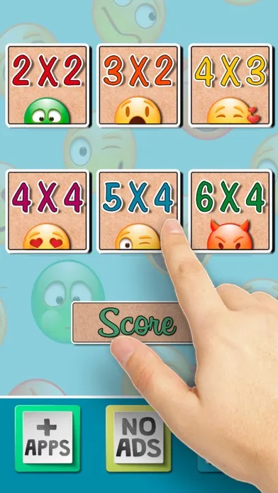 Emojis Find the Pairs Learning & memo Game应用截图