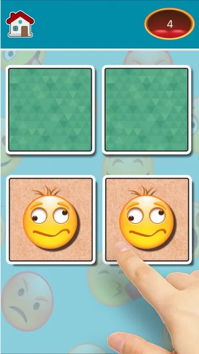 Emojis Find the Pairs Learning & memo Game应用截图