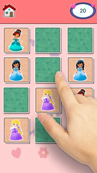 Princesses Find the Pairs Learning Game for 3 – 5 স্ক্রিনশট