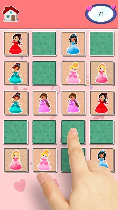 Princesses Find the Pairs Learning Game for 3 – 5 স্ক্রিনশট