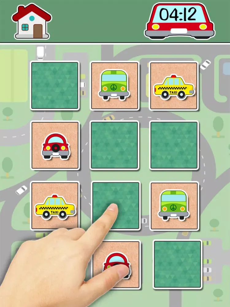 Capturas de pantalla de Cars Find the Pairs Learning Game for Kids – Pro iPad 
