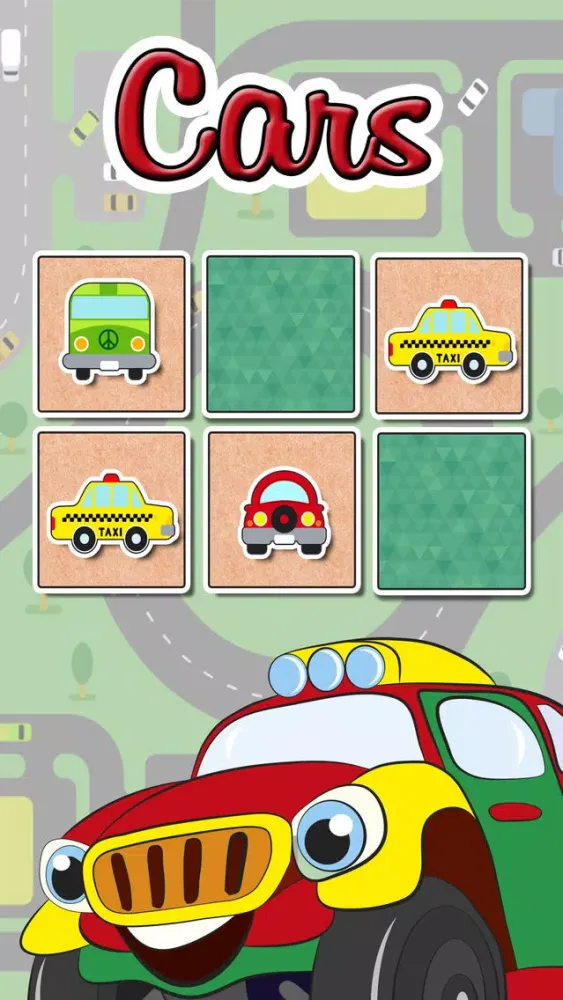 Capturas de pantalla de Cars Find the Pairs Learning Game for Kids – Pro