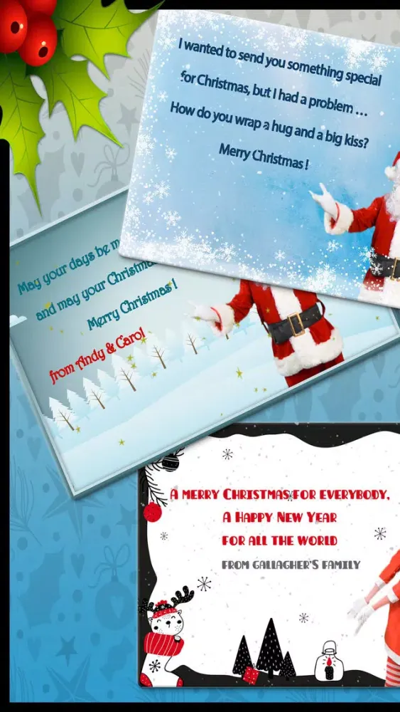Personalized Xmas greetings Screenshots