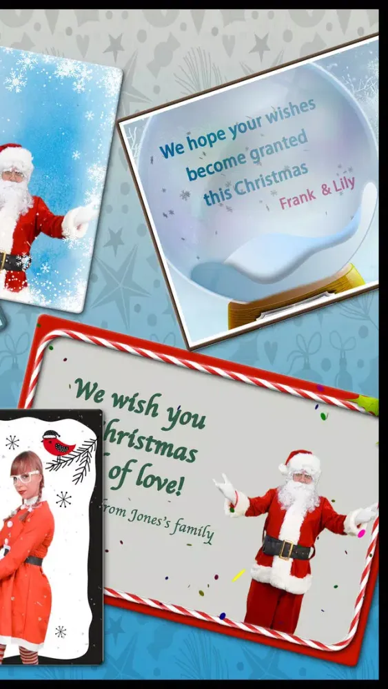 Personalized Xmas greetings Screenshots